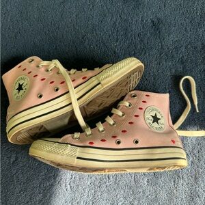 Converse ❤️Me collection Pink High-Top Sneakers
